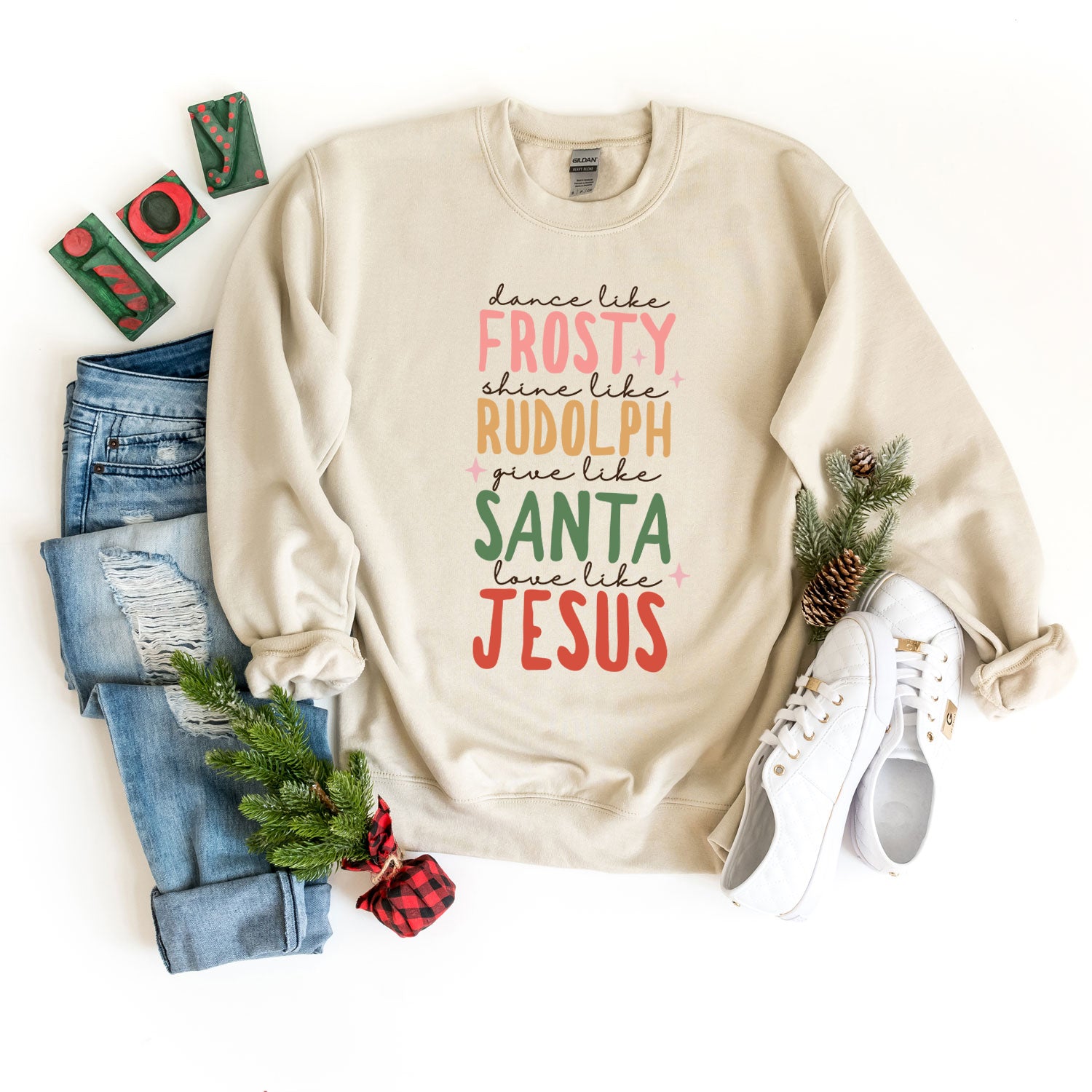 Christmas with Santa and selling Frosty Unisex Hoodie