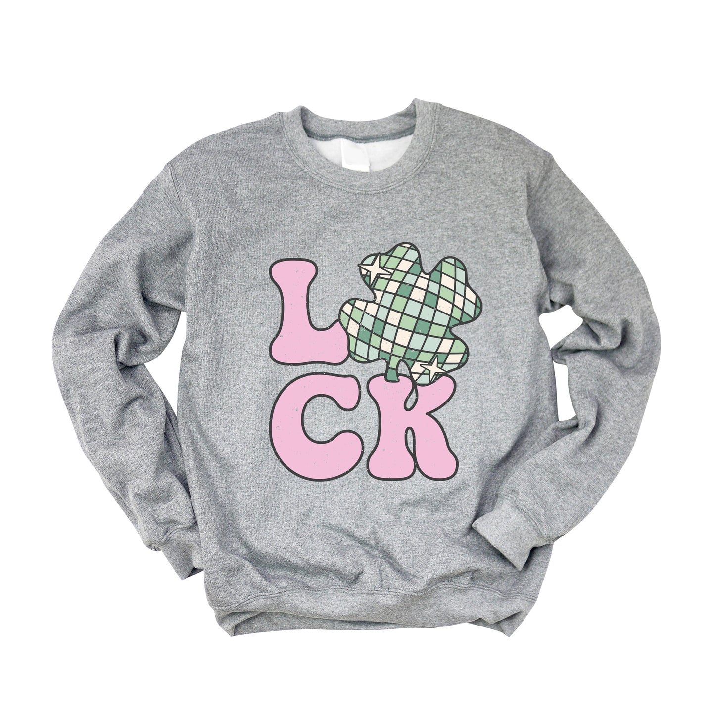 Luck With Shamrock | Sweatshirt