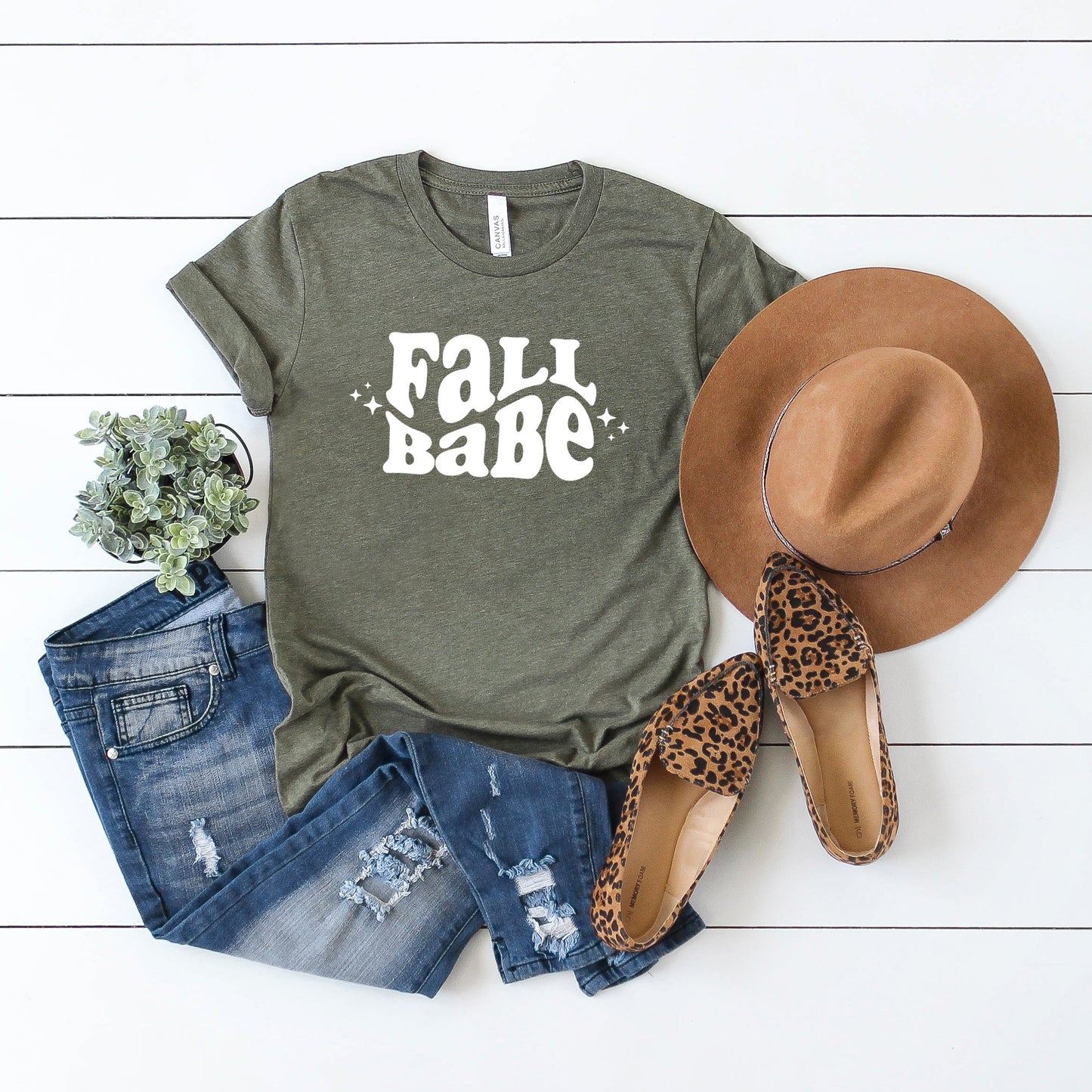 Fall Babe Wavy Stars | Short Sleeve Graphic Tee