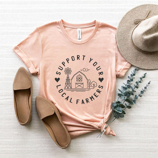 Support Farmers Barn | Short Sleeve Graphic Tee