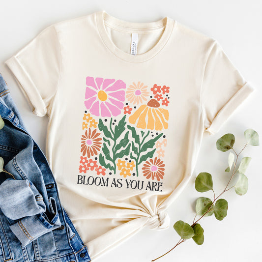 Boho Bloom As You Are | Short Sleeve Graphic Tee