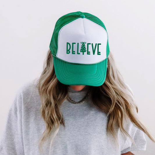 Believe Tree | Foam Trucker Hat