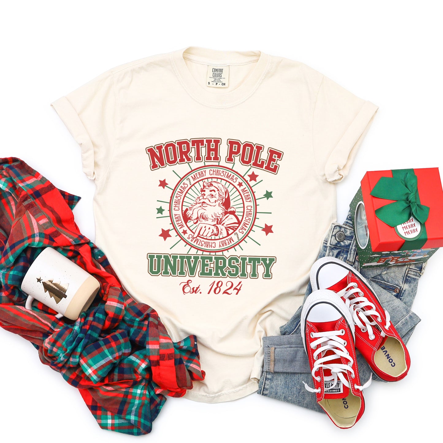 North Pole University Stars | Garment Dyed Tee