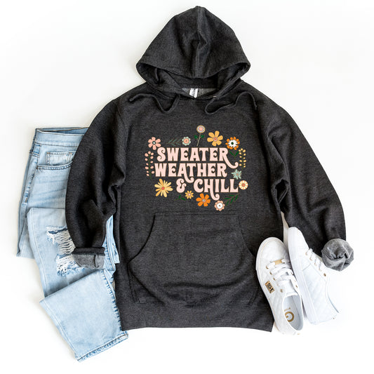 Sweater Weather And Chill | Graphic Hoodie