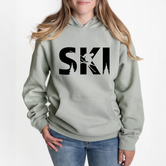 Ski With Trees | Hoodie