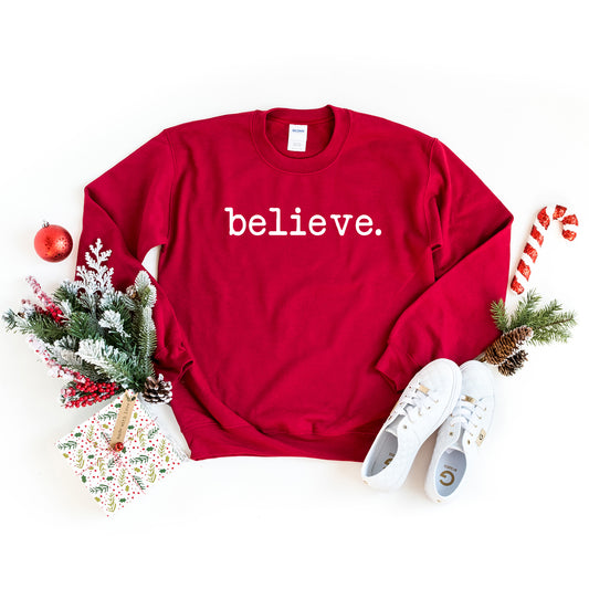 Believe Typewriter | Sweatshirt