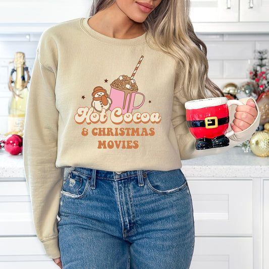 Hot Cocoa and Christmas Movies | Sweatshirt