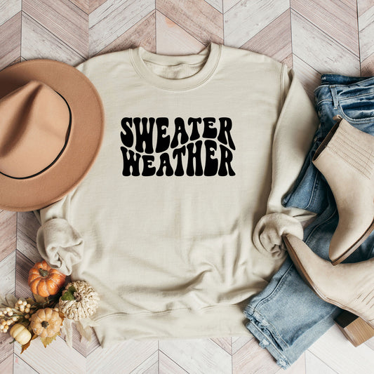 Sweater Weather Wavy | Sweatshirt