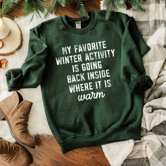 My Favorite Winter Activity | Sweatshirt