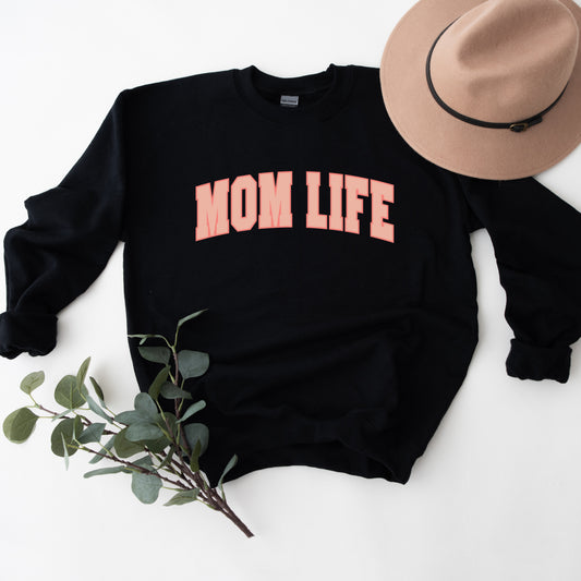 Curved Mom Life | Sweatshirt