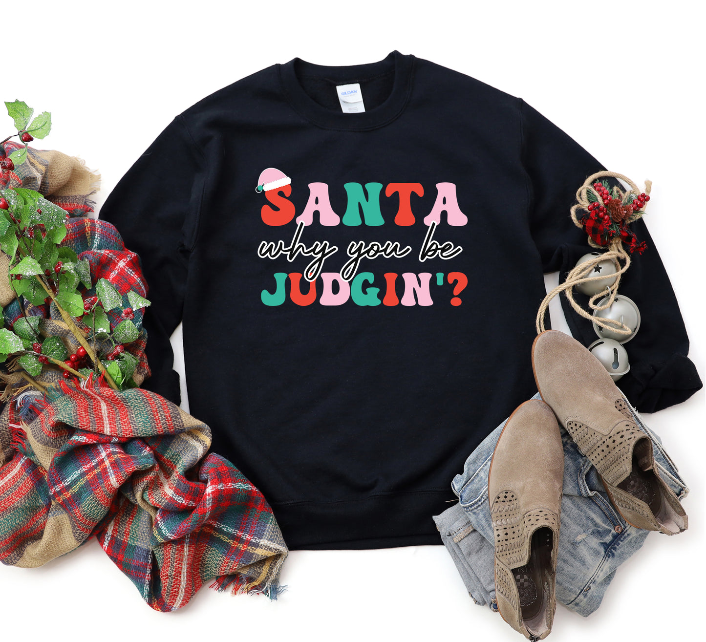 Santa Judgin | Sweatshirt