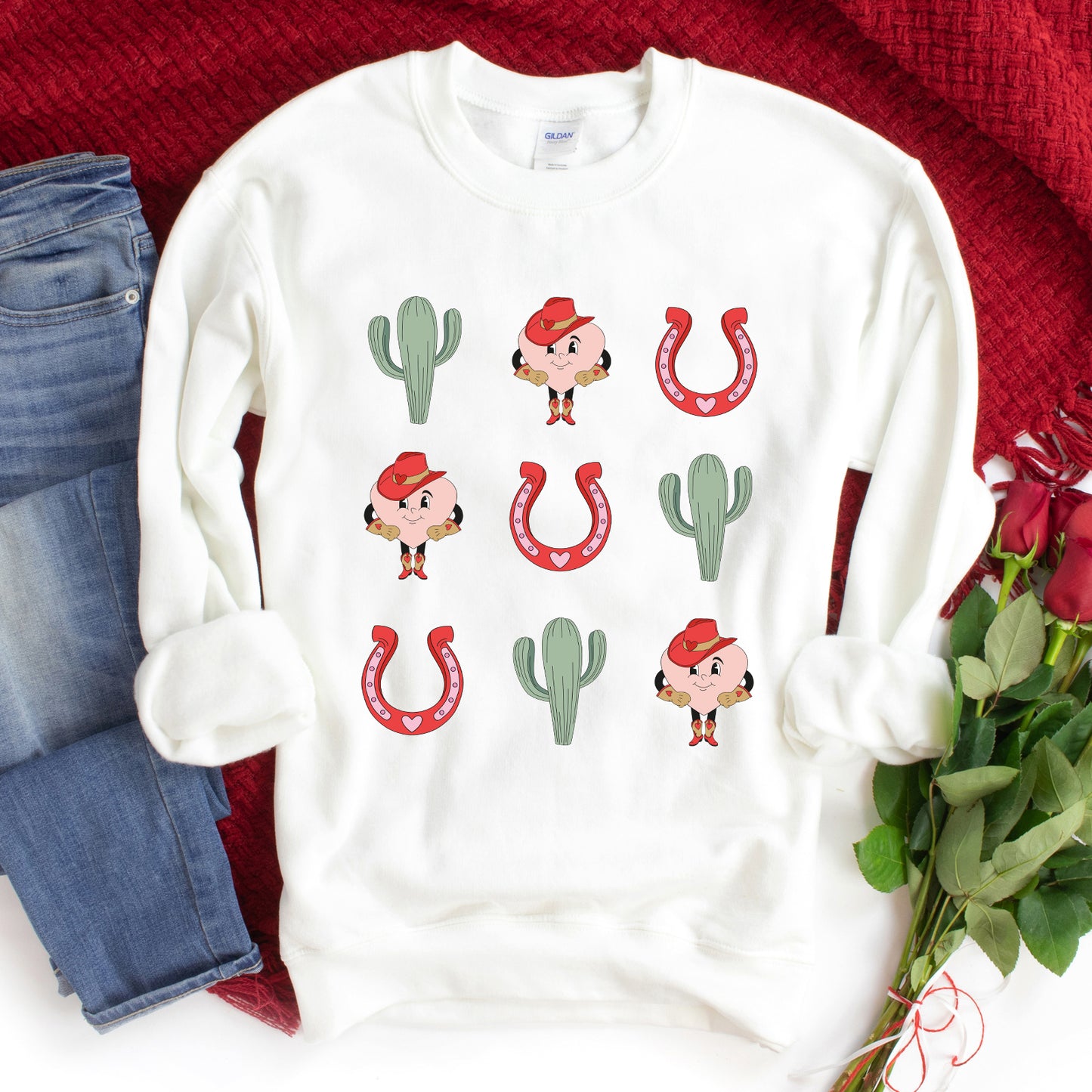 Western Valentine Chart | Sweatshirt