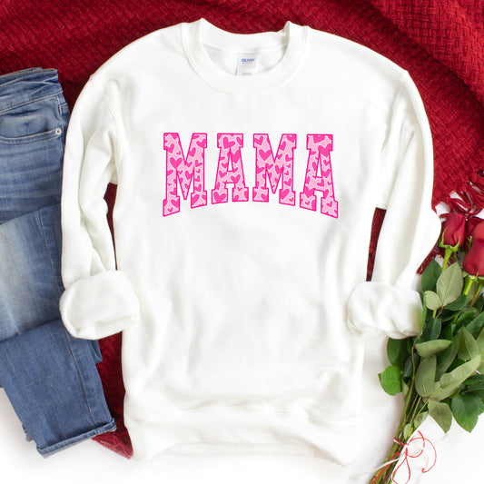 Mama Pink Hearts | Sweatshirt