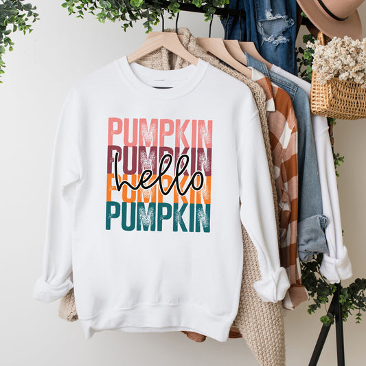 Hello Pumpkin Stacked | Sweatshirt