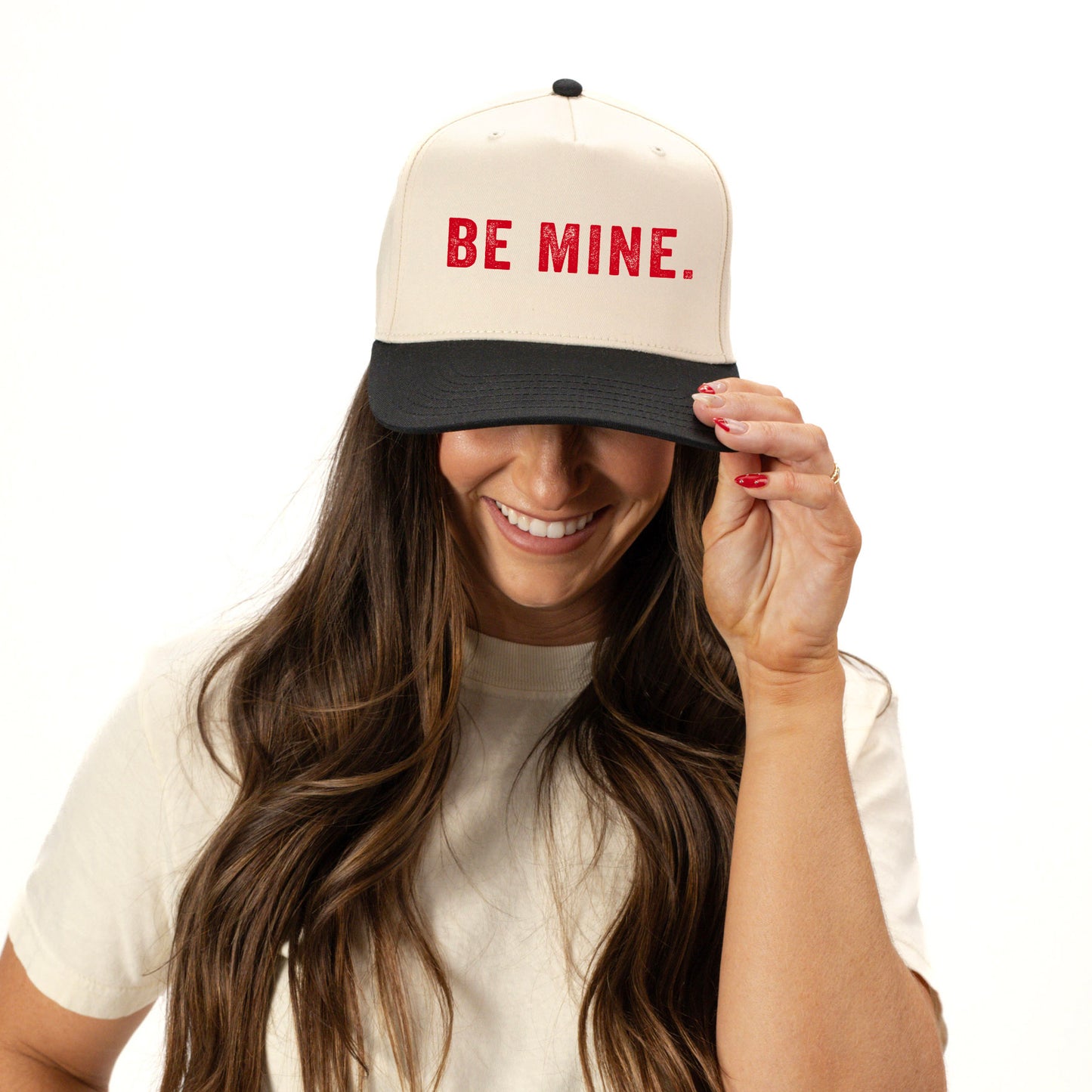 Be Mine Block | Canvas Trucker Hat