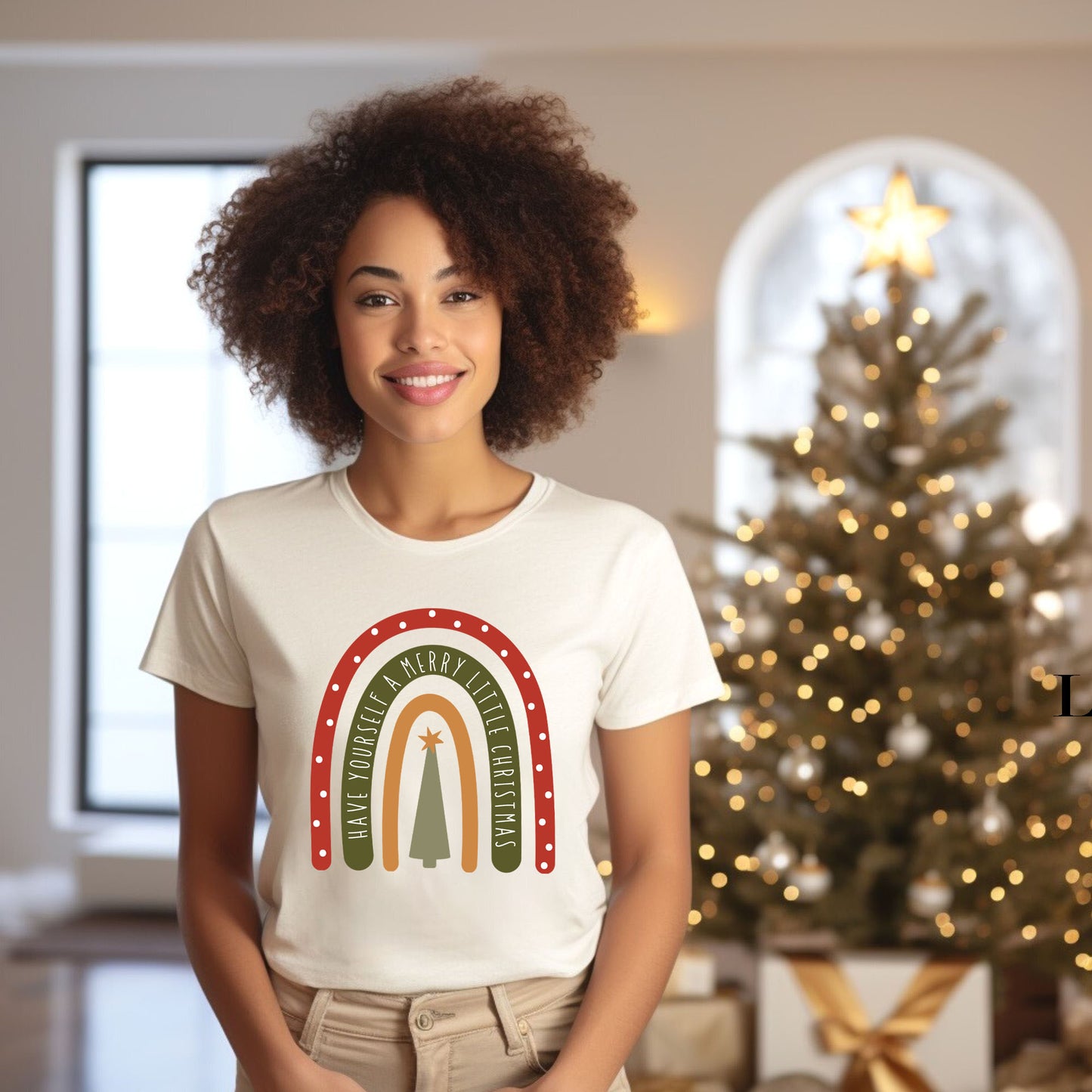 Boho Have Yourself Rainbow | Short Sleeve Crew Neck