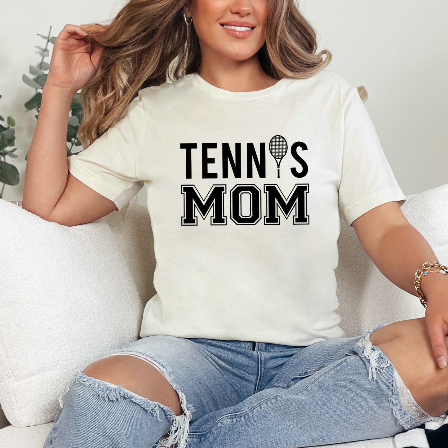 Tennis Mom | Short Sleeve Crewneck