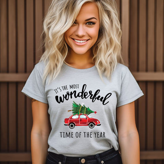 It's The Most Wonderful Time Car | Short Sleeve Crew Neck