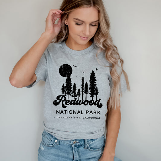 Redwood National Park Trees | Short Sleeve Graphic Tee