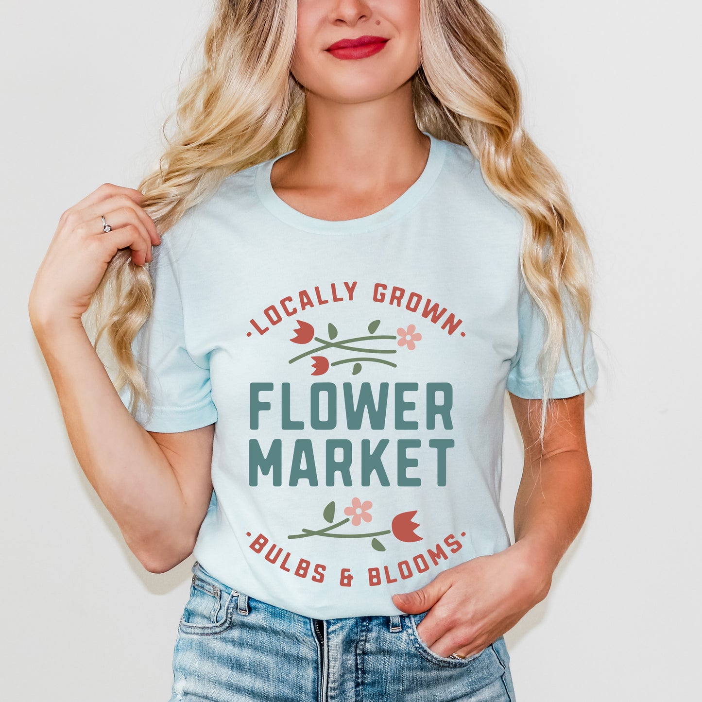 Locally Grown Flower Market | Short Sleeve Crew Neck