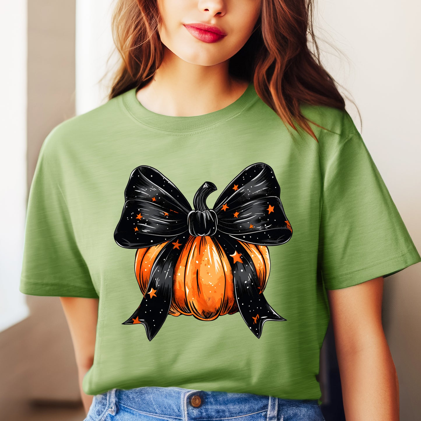 Coquette Halloween Pumpkin | Short Sleeve Graphic Tee