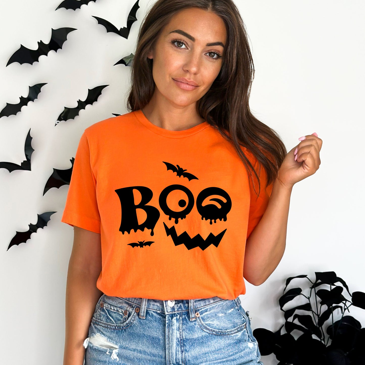 Boo Face | Short Sleeve Crew Neck