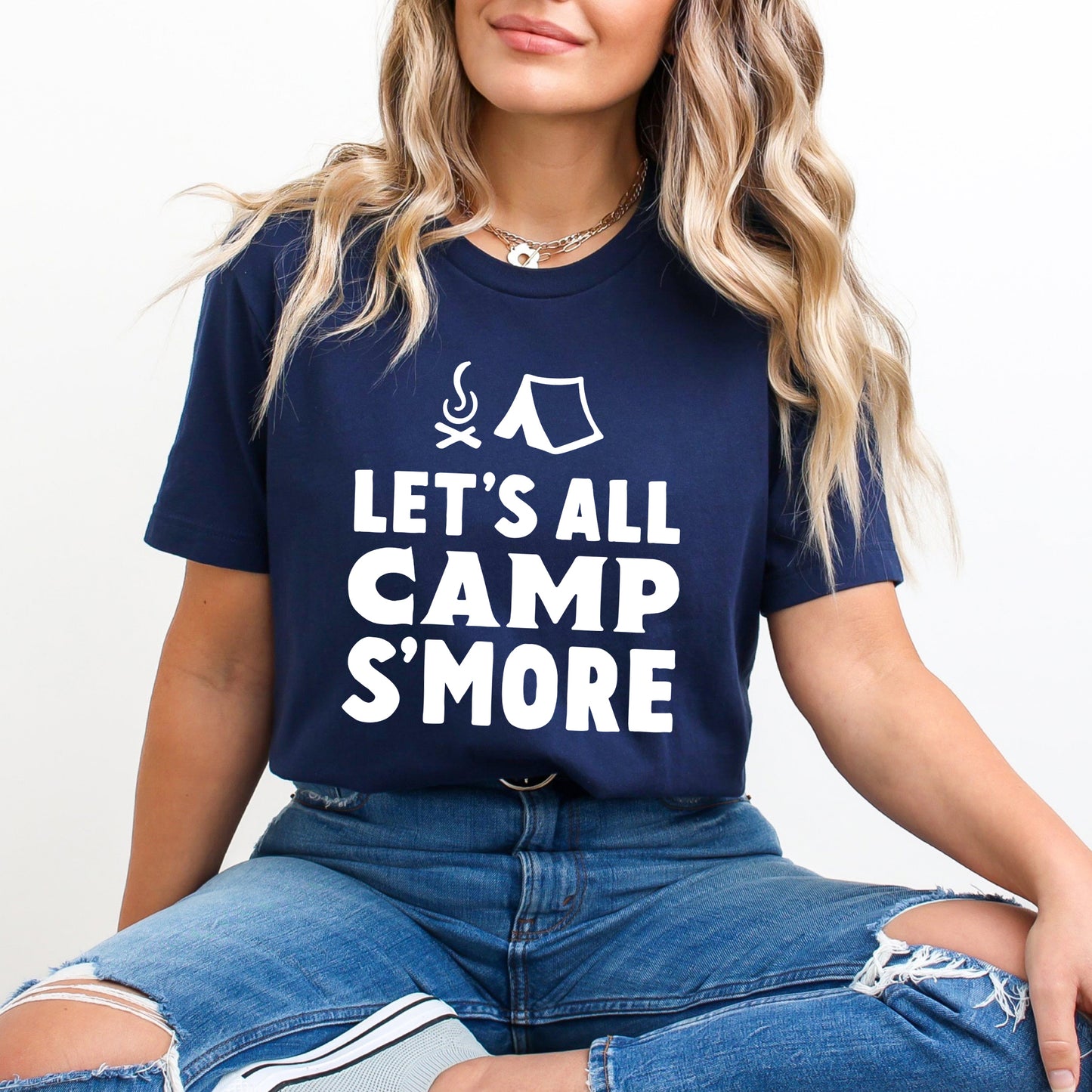 Let's All Camp S'More | Short Sleeve Graphic Tee