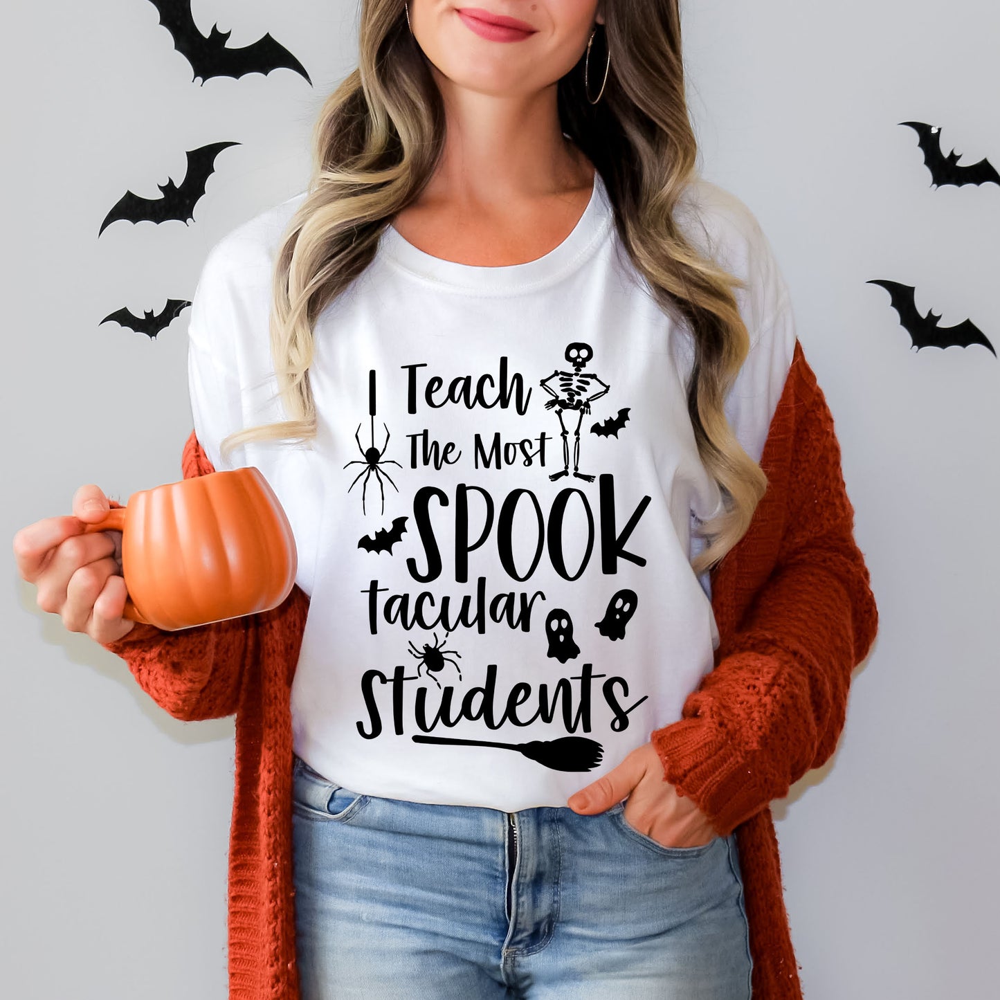 I Teach the Most Spooktacular Students | Short Sleeve Graphic Tee