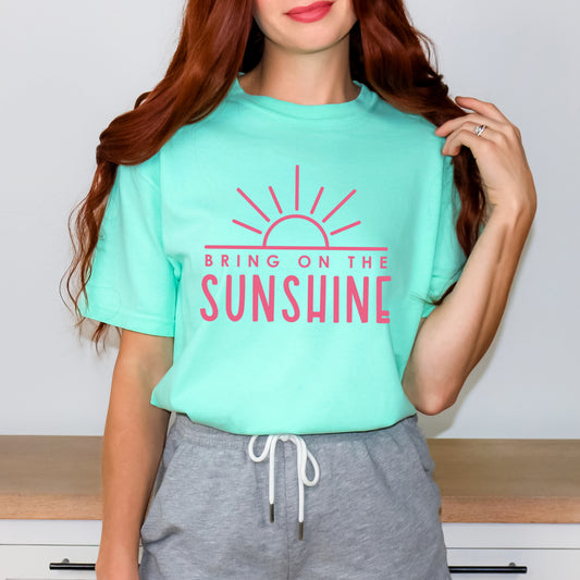 Bring On The Sunshine | Garment Dyed Short Sleeve Tee