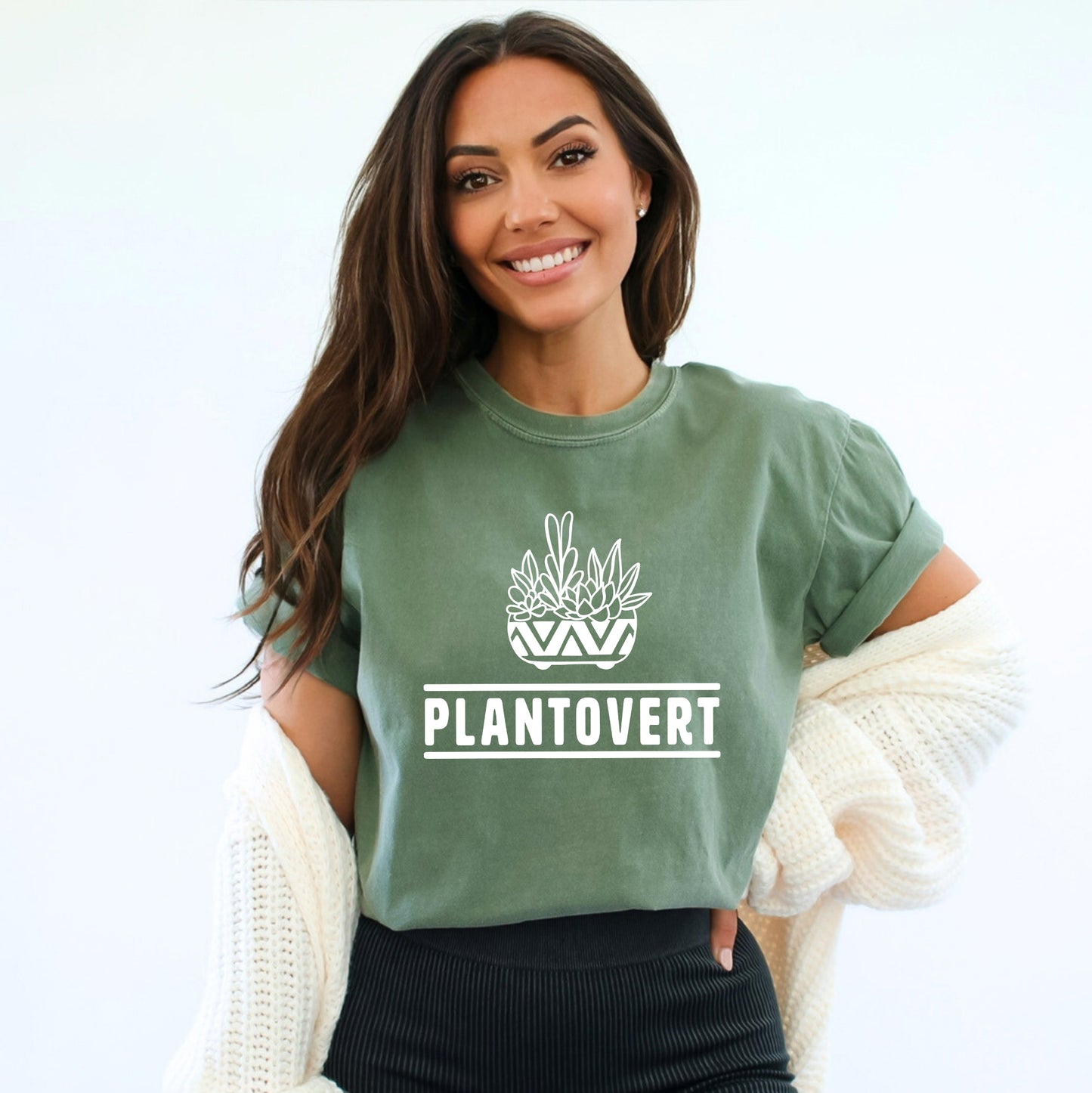 Plantovert | Garment Dyed Short Sleeve Tee