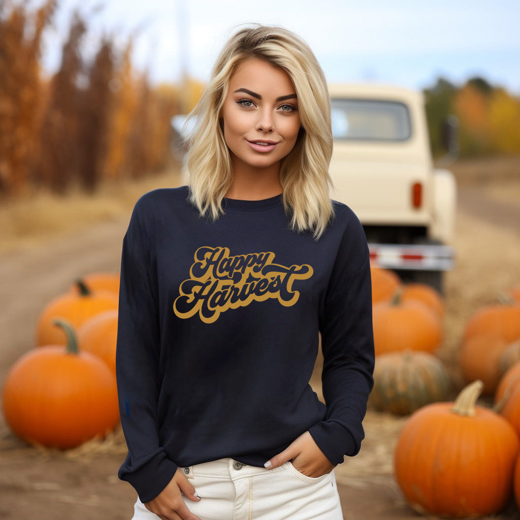 Happy Harvest | Long Sleeve Graphic Tee