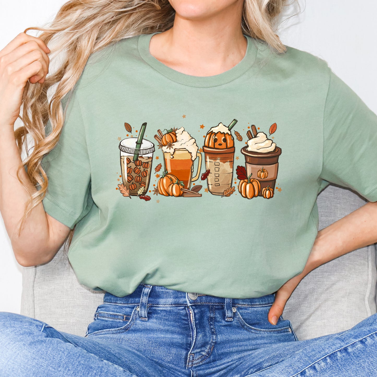 Fall Lattes | Short Sleeve Graphic Tee