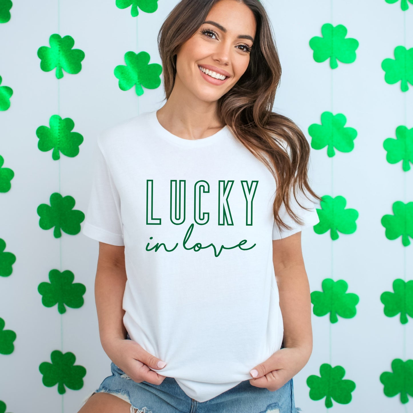 Lucky In Love | Short Sleeve Graphic Tee