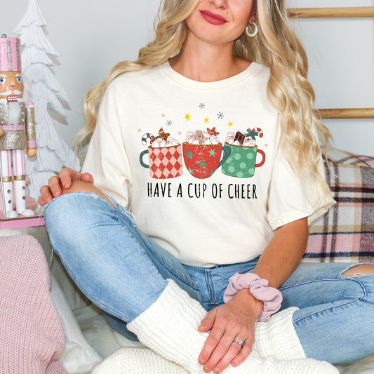 Have A Cup Of Cheer | Garment Dyed Tee