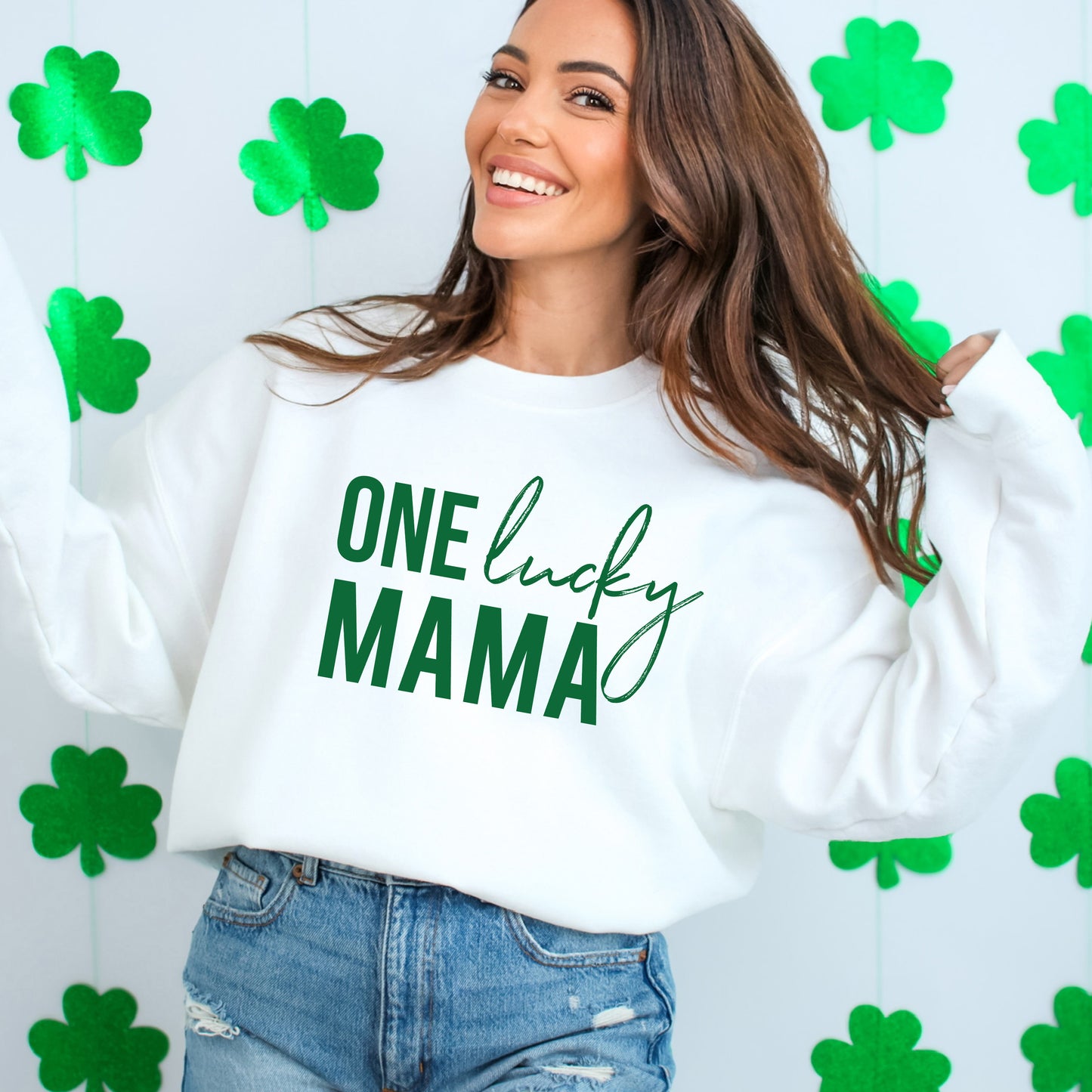 One Lucky Mama  | Sweatshirt