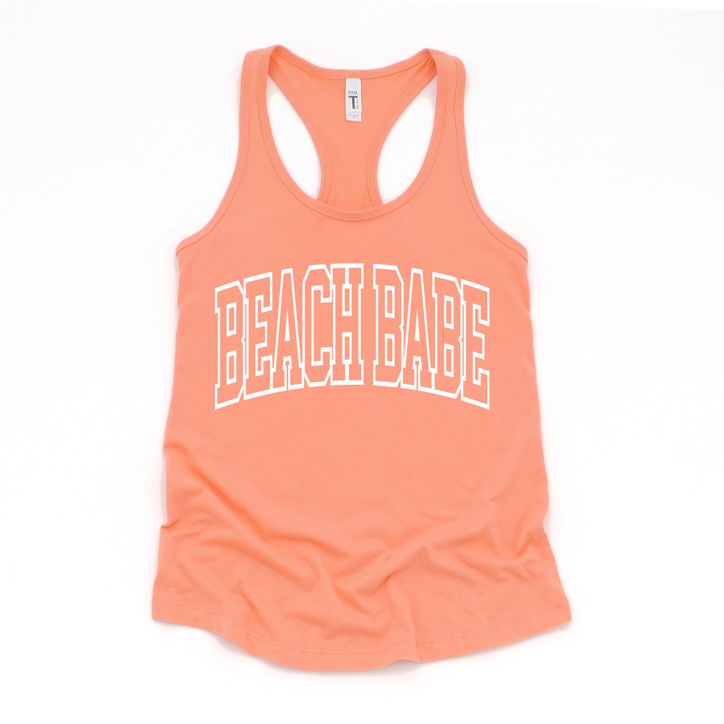 Beach Babe Varsity | Racerback Tank