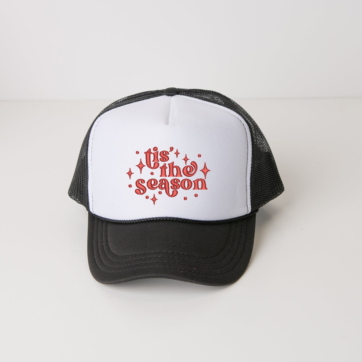 Embroidered Whimsical Tis The Season | Foam Trucker Hat