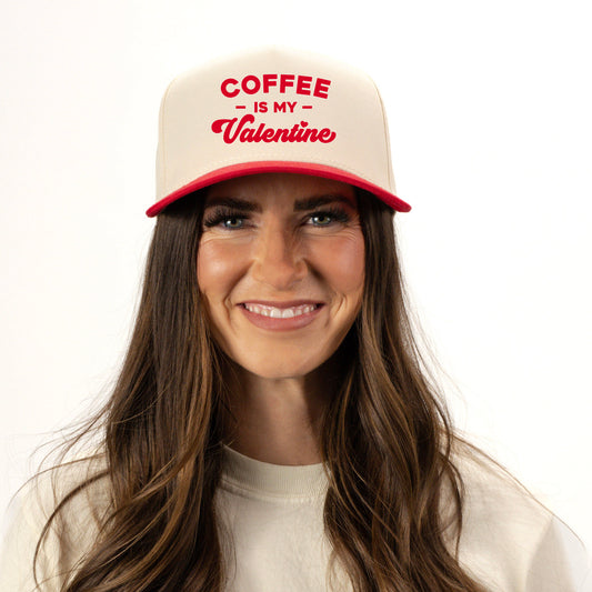 Coffee Is My Valentine | Canvas Trucker Hat