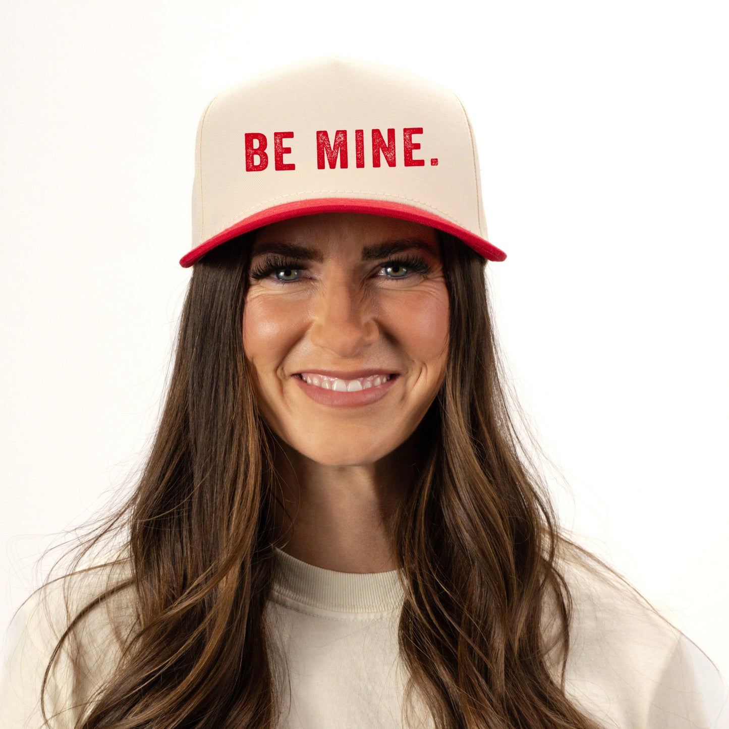 Be Mine Block | Canvas Trucker Hat