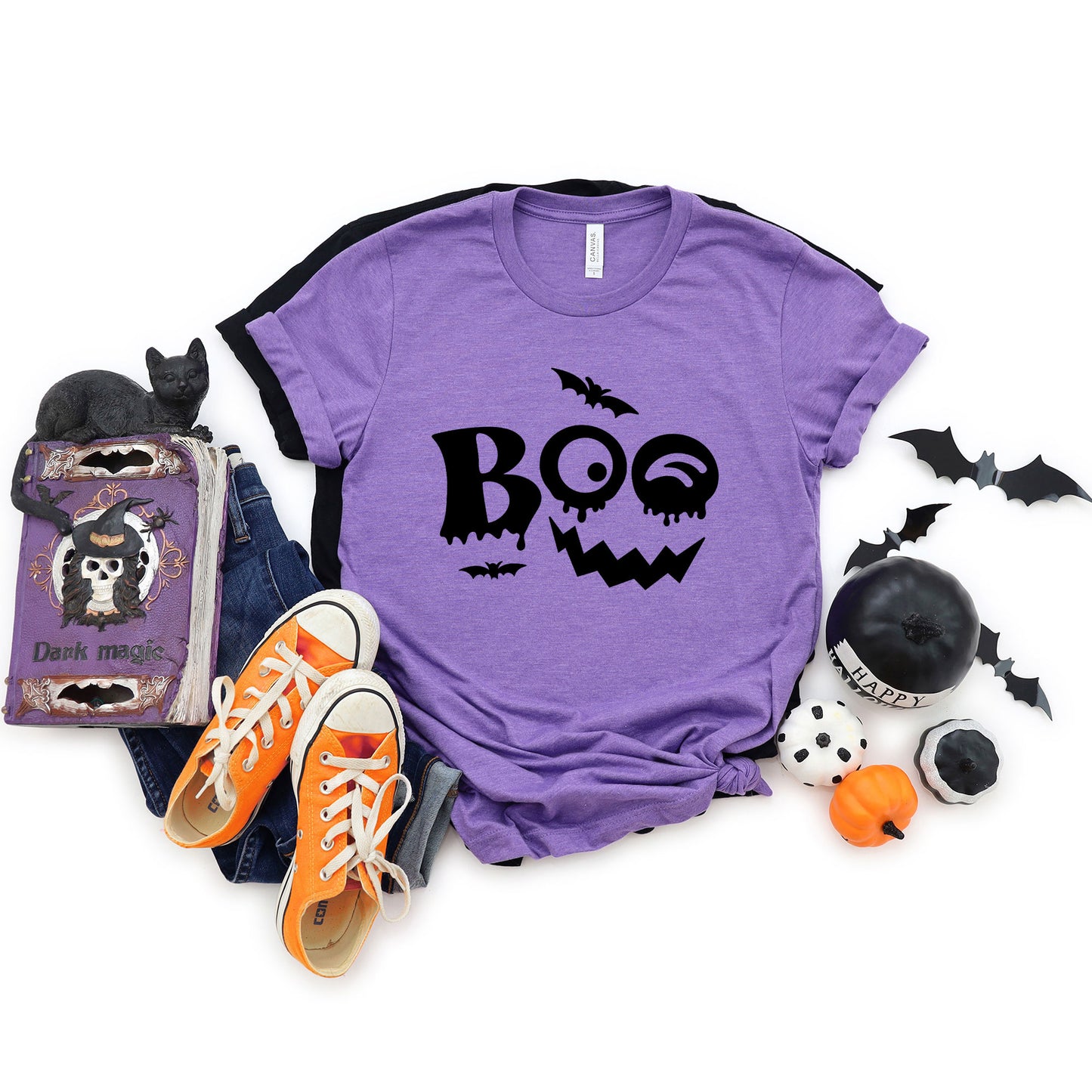 Boo Face | Short Sleeve Crew Neck