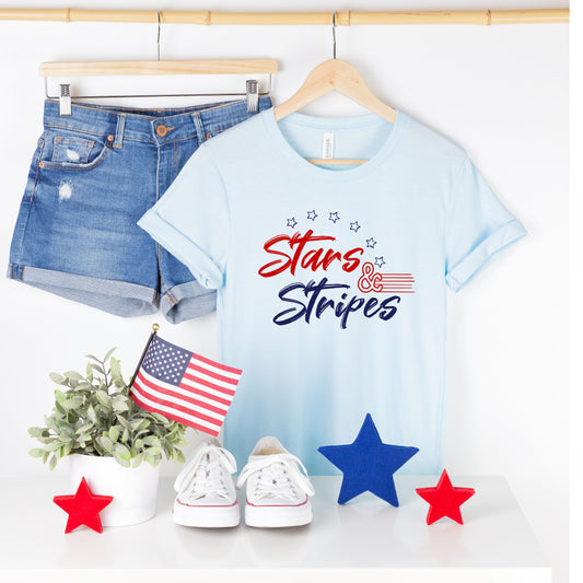 Stars And Stripes | Short Sleeve Graphic Tee