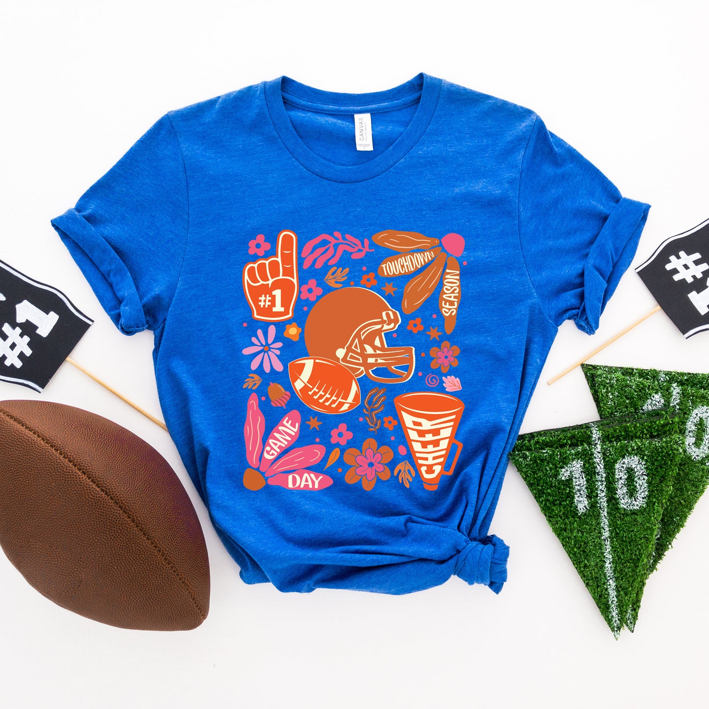 Touchdown Season Collage | Short Sleeve Graphic Tee