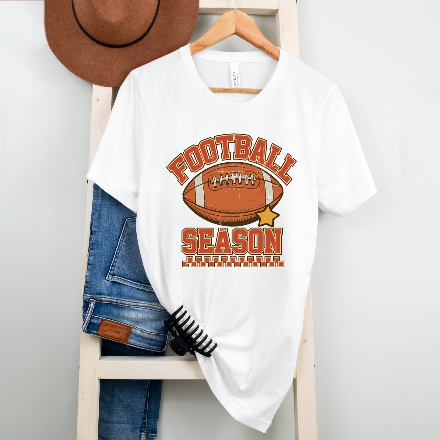 Football Season Star | Short Sleeve Graphic Tee