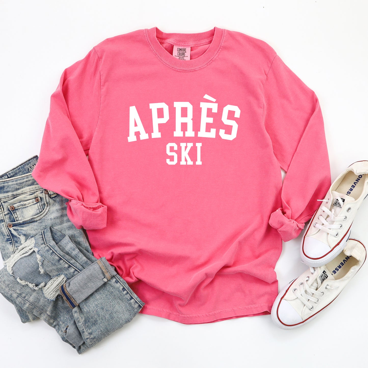 Apres Ski University | Garment Dyed Long Sleeve