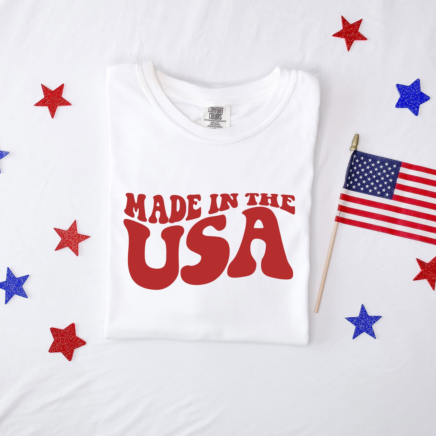 Made In The USA Wavy | Garment Dyed Short Sleeve Tee