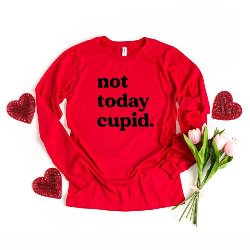 Not Today Cupid | Long Sleeve Graphic Tee