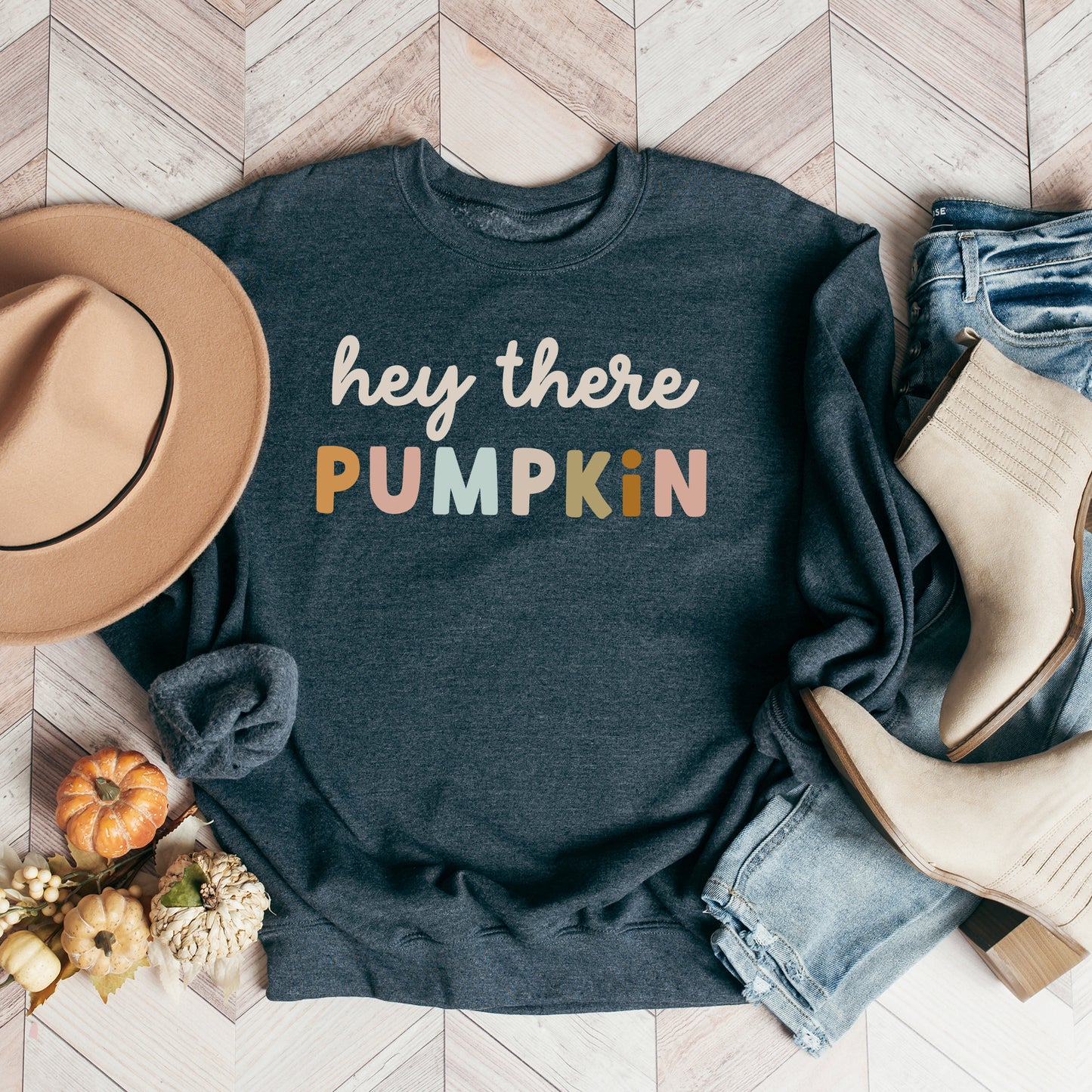 Hey There Pumpkin Colorful | Sweatshirt