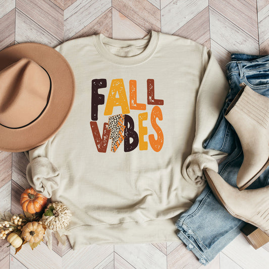 Fall Vibes Lightning Bolt | Sweatshirt