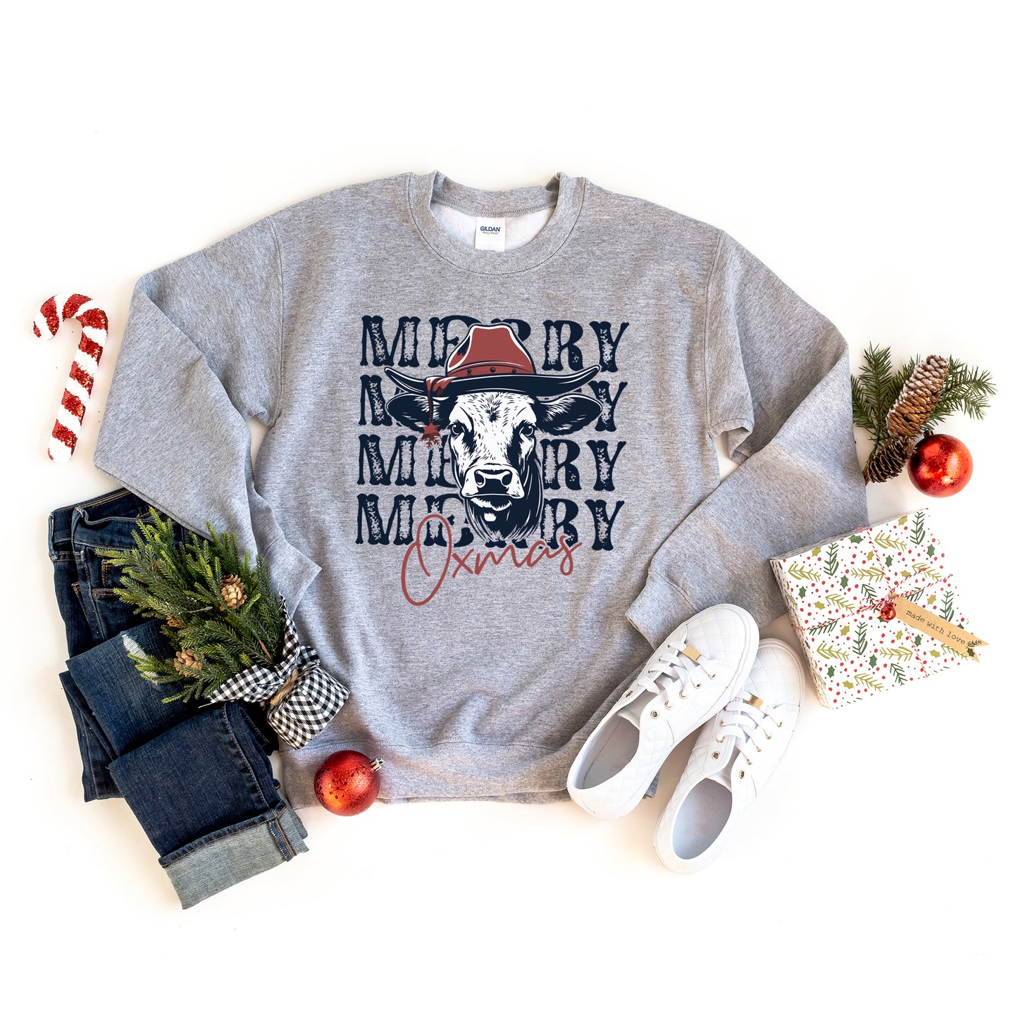 Merry Oxmas | Sweatshirt