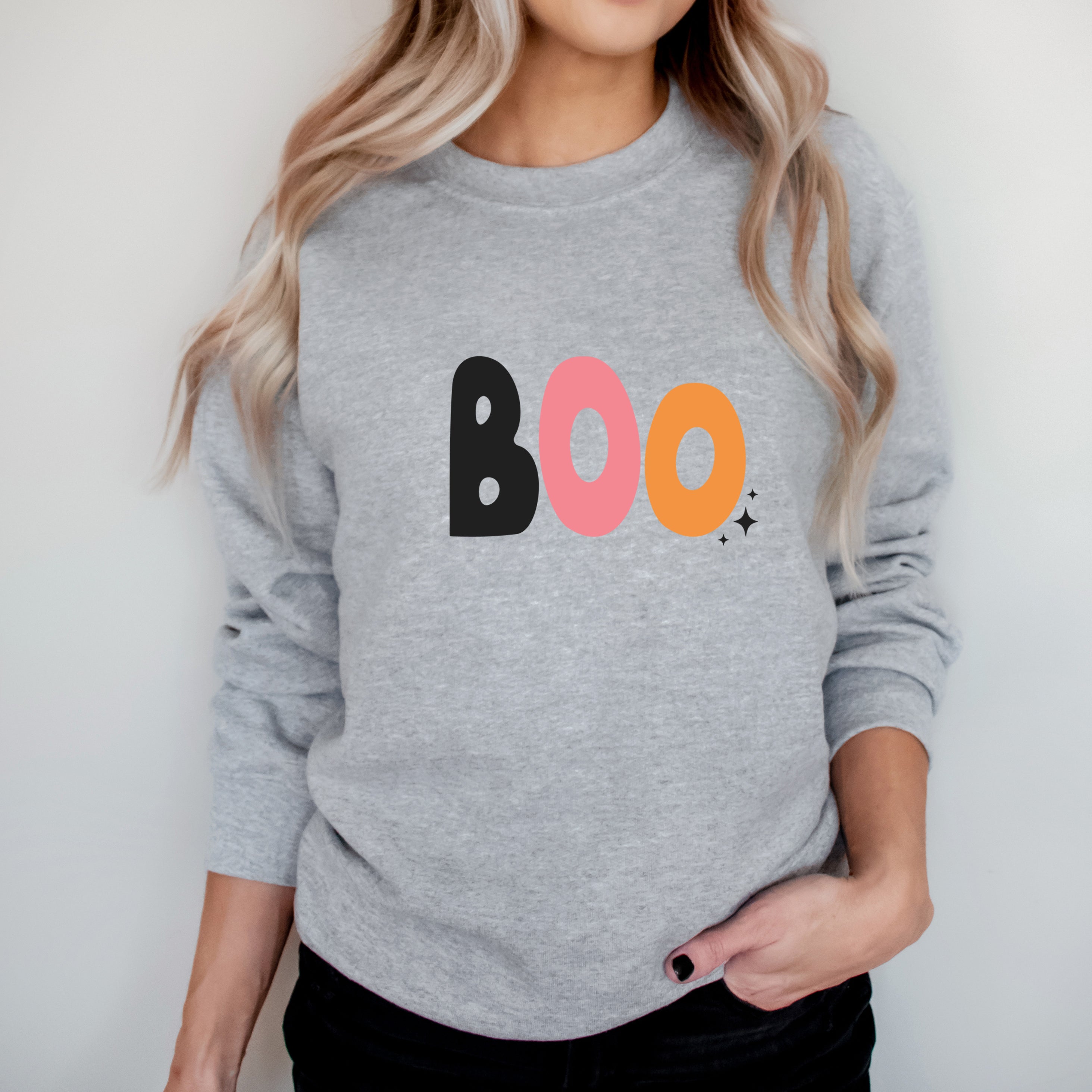 Boo sweatshirt hot sale